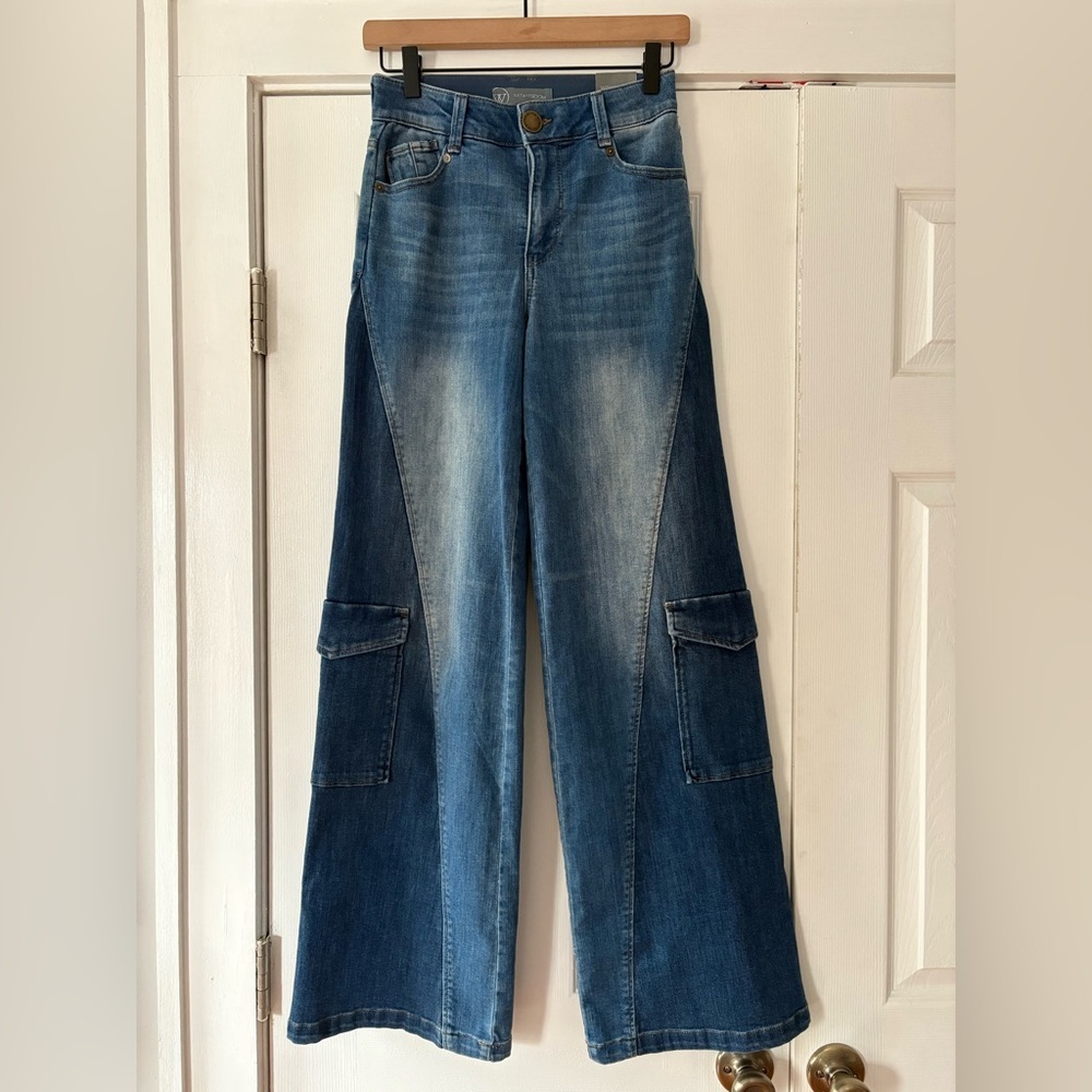 Wit and Wisdom Size O Absolution Skyrise Wide leg Jean‎